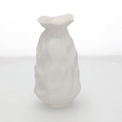 FotoVaso Decorativo em Cerâmica Orgânico Branco