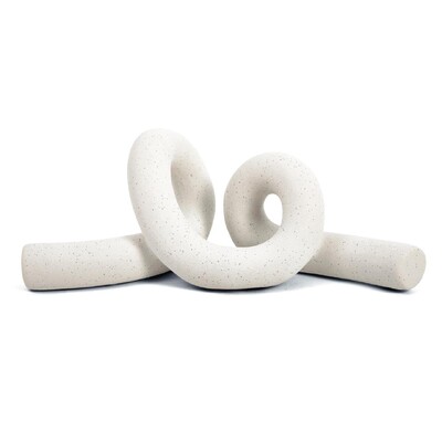 FotoEscultura Decorativa Torcida em Cerâmica