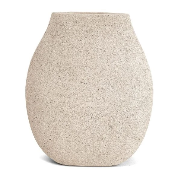 Vaso Decorativo em Polirresina Areia – Boca Estreita