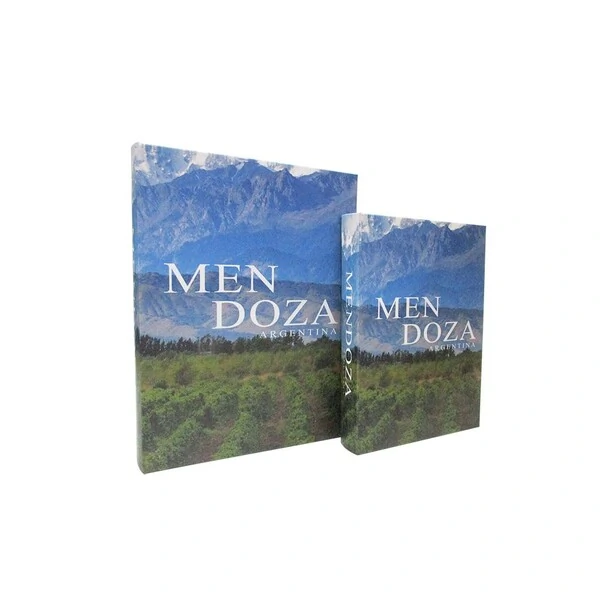 Caixa-Livro Decorativa em Madeira – Mendoza, Argentina