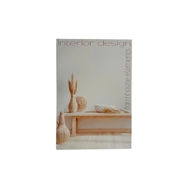 Livro Caixa Decorativo em Madeira – Interior Design