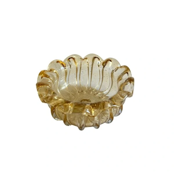 Centro de Mesa Estilo Murano Âmbar