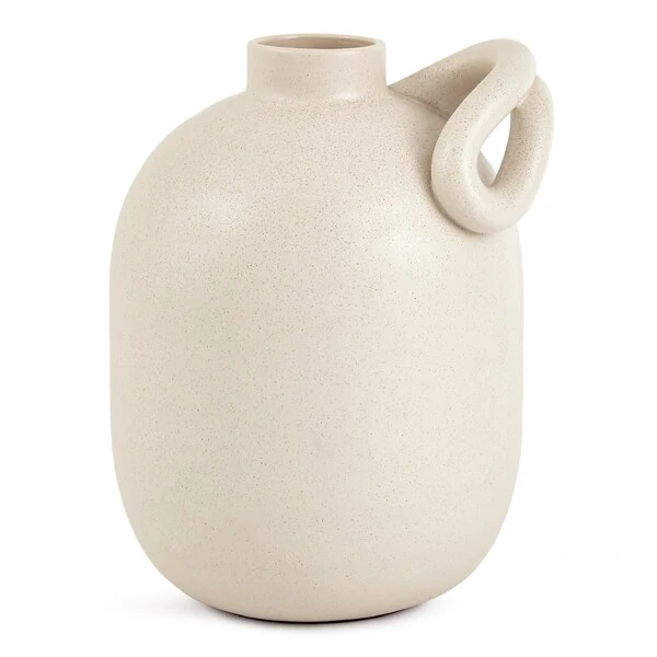 Vaso Decorativo em Cerâmica com Alça