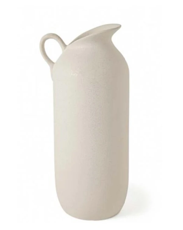 Vaso Decorativo em Cerâmica Branco