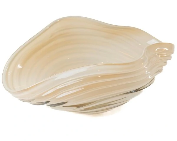 Centro de Mesa Estilo Murano Champagne