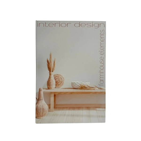 Livro Caixa Decorativo em Madeira – Interior Design