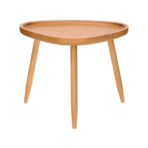 Mesa Lateral em Madeira Formato Orgânico
