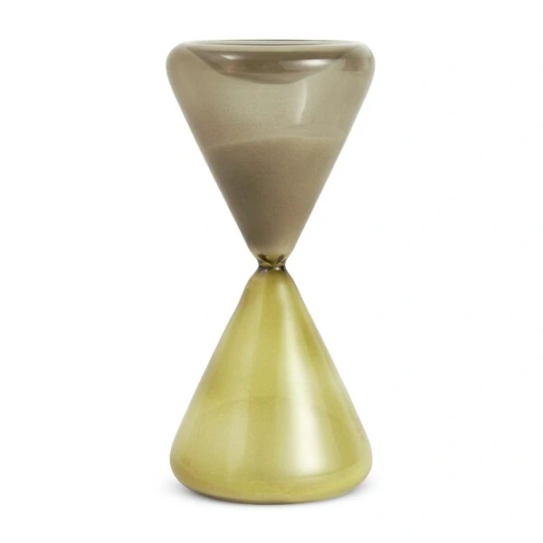 Ampulheta Verde em Vidro 60 min