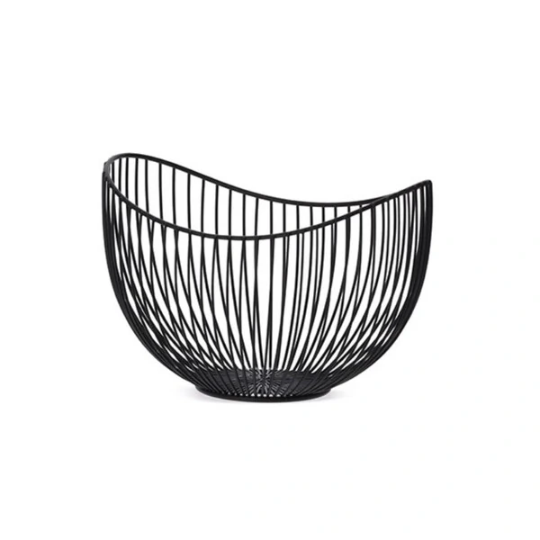Centro de Mesa em Metal Aramado Preto