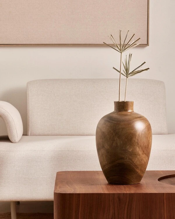 Vaso Decorativo em Madeira