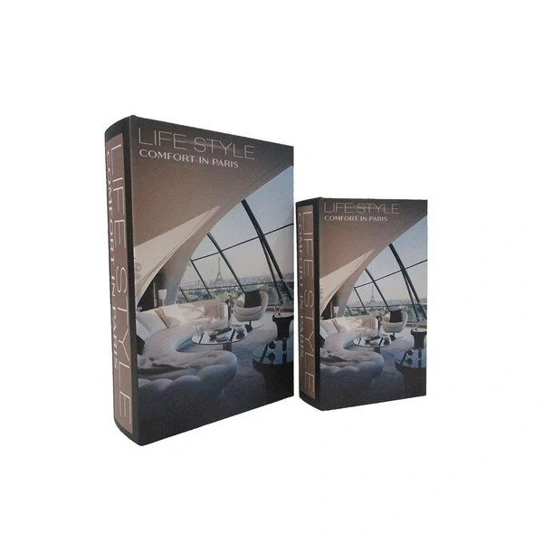 Caixa-Livro Decorativa em Madeira – Life Style