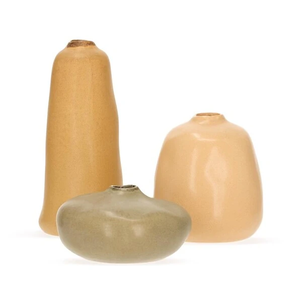 Vaso Decorativo em Cerâmica Formato Orgânico