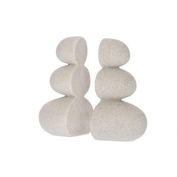 Aparador de Livros Pedra em Polirresina