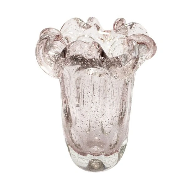 Vaso Decorativo Estilo Murano Rosé