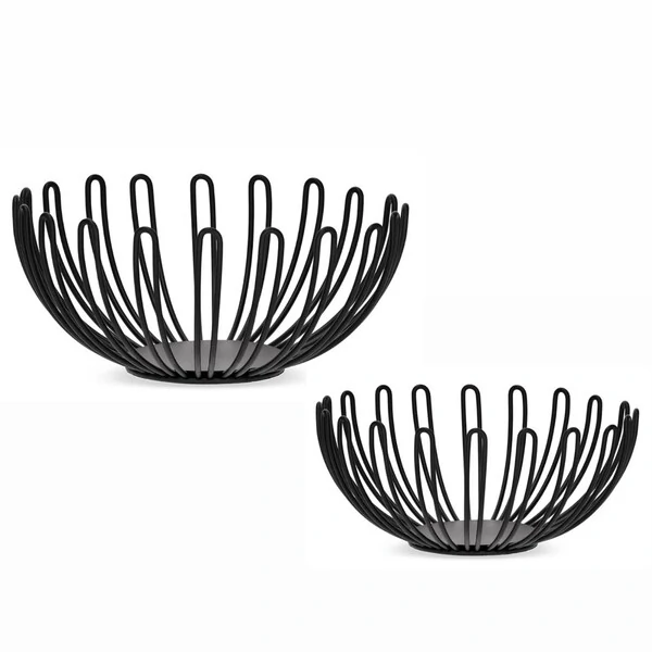 Centro de Mesa em Metal Preto