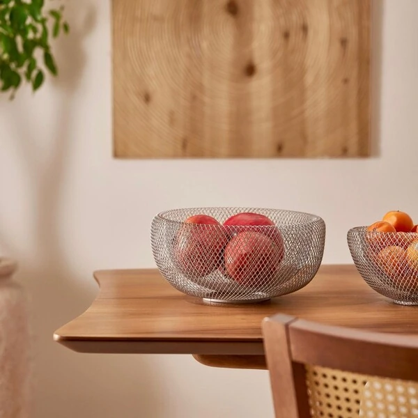 Centro de Mesa Aramado Bege Fosco