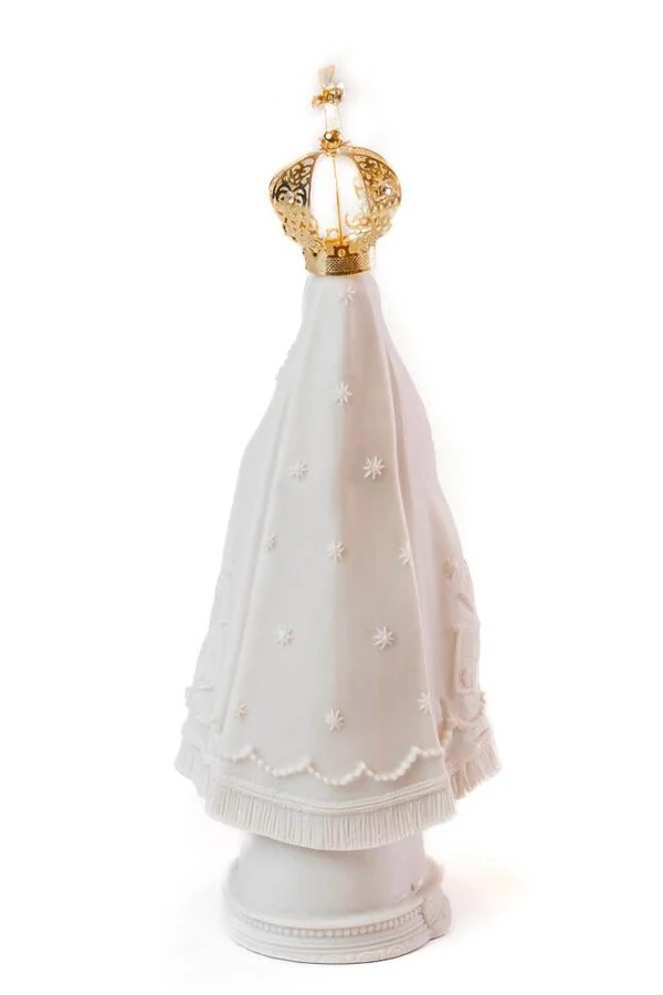 Imagem Nossa Senhora Aparecida com Coroa Ouro 32cm
