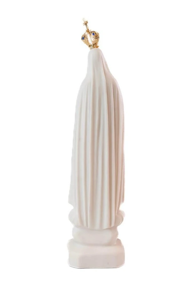 Imagem Nossa Senhora de Fátima com Coroa Ouro 28cm
