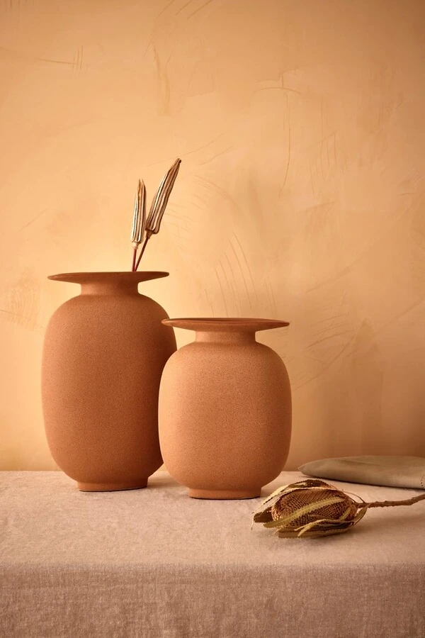 Vaso Decorativo Terracota em Cerâmica