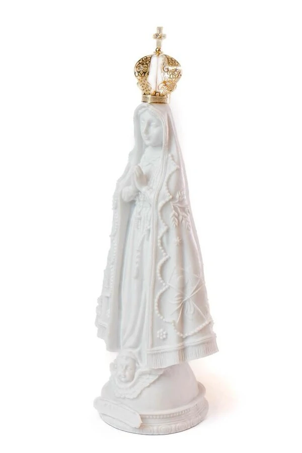 Imagem Nossa Senhora Aparecida com Coroa Ouro 24 cm
