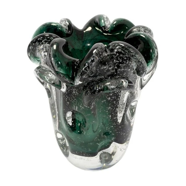 Vaso Decorativo Estilo Murano Verde