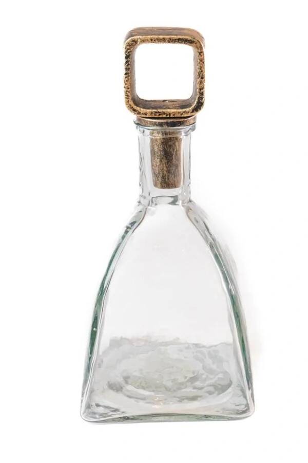 Garrafa em Vidro com Tampa em Metal