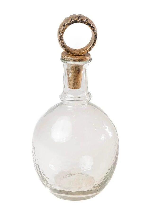 Garrafa em Vidro com Tampa em Metal