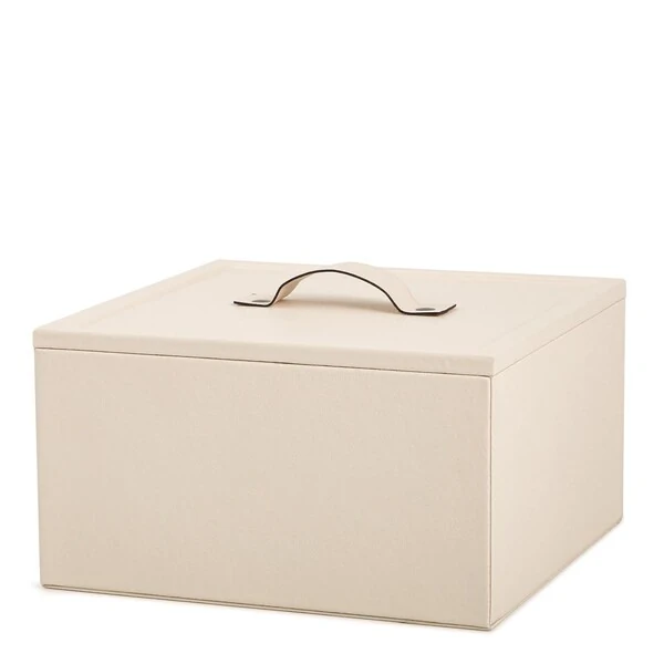 Caixa Decorativa em MDF com Acabamento em PU Off White