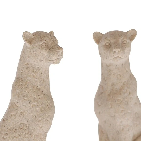 Aparador de Livros Leopardo em Polirresina