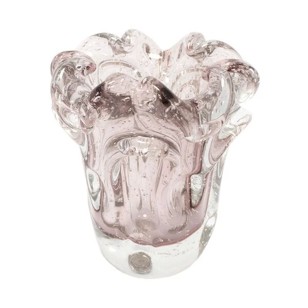 Vaso Decorativo Estilo Murano Rosé