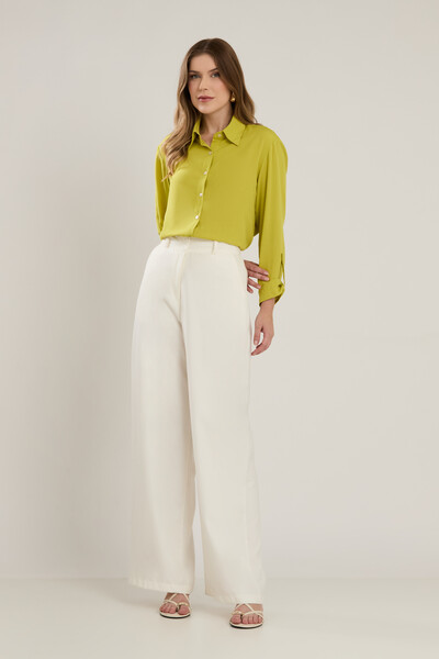 FotoCamisa Cenarium Lisa Pistache