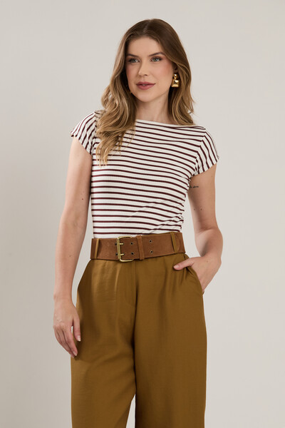 FotoCalça Pantalona Cenarium Camelo