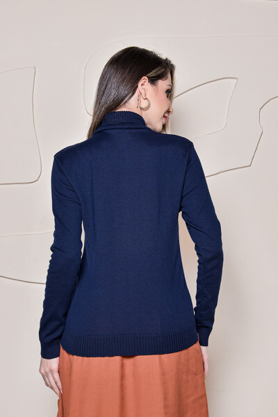 FotoBlusa tricot Cenarium Cacharrel Marinho