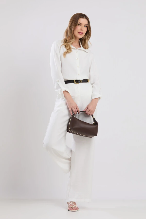 Camisa Cenarium Tencel Off White