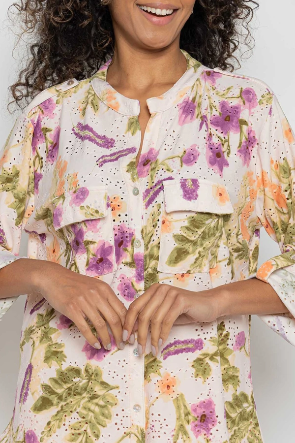 Camisa Cenarium Laise Rosa