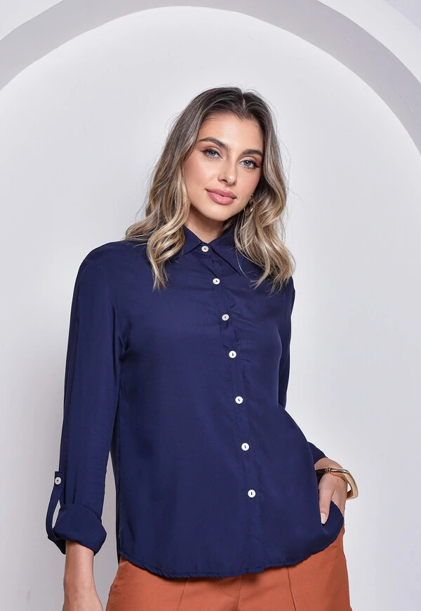 Camisa Cenarium Azul Marinho