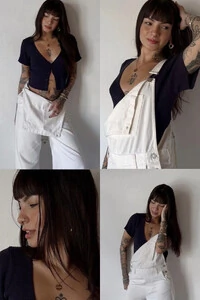 Blusa Cropped Botões Tricot