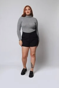 Blusa Gola Alta Básica Cacharrel Tricot