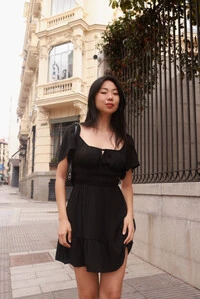 Vestido Poplin Curto