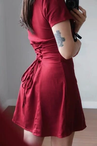 Vestido Ruby Linho Amarração