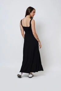 Vestido Anna Longo Decote Quadrado