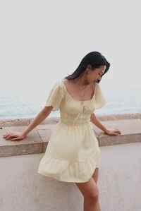 Vestido Poplin Curto
