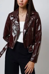 Jaqueta Vinil Biker Poliuretano