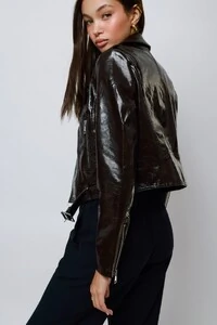 Jaqueta Vinil Biker Poliuretano