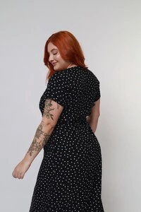 Vestido Envelope Midi Viscose