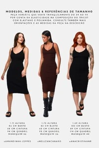 Vestido Alcinha Midi Tricot