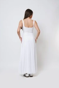 Vestido Anna Longo Decote Quadrado
