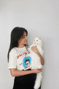 Camiseta Vintage Cat Chaneco