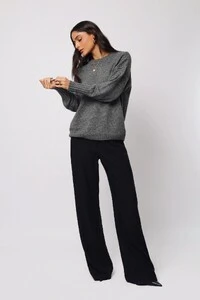Blusão Mescla Londres Tricot Oversized