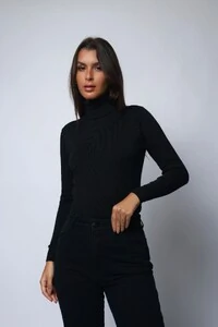 Blusa Gola Alta Básica Cacharrel Tricot